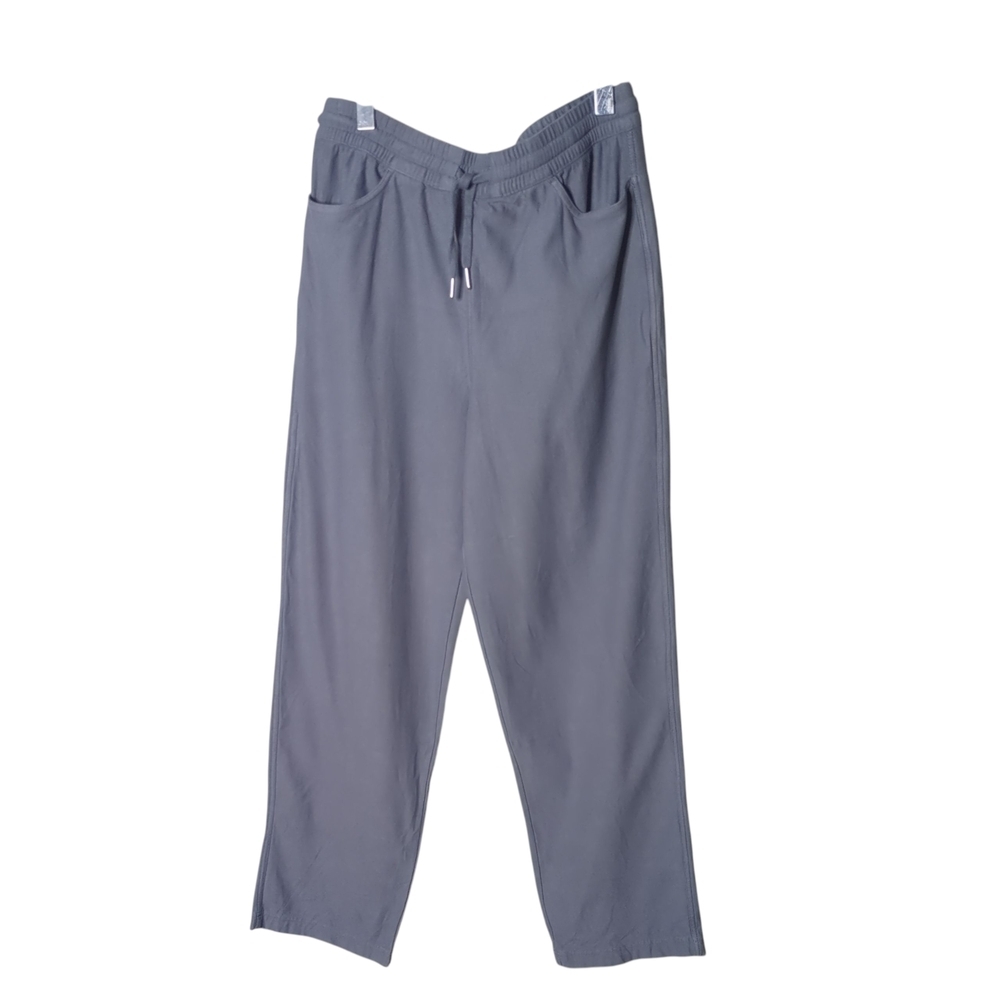 Athleta Farallon Pant Coastline Blue Size Medium Tall Pull On Elastic Waist